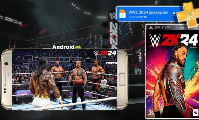 WWE 2k24 PPSSPP HIGHLY COMPRESSED