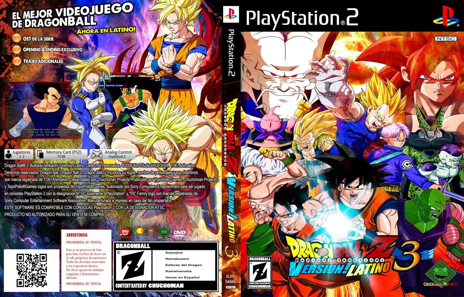 Dragon Ball Z Budokai Tenkaichi 3 PS2 ISO Download