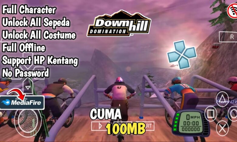 Downhill Domination PPSSPP Android