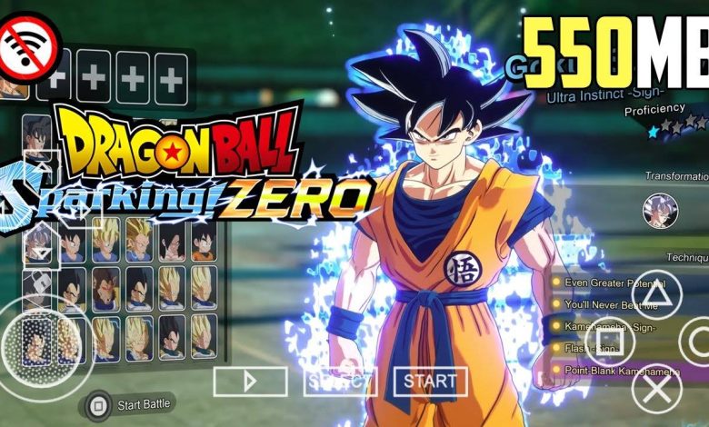 Dragon Ball Sparking Zero PPSSPP download