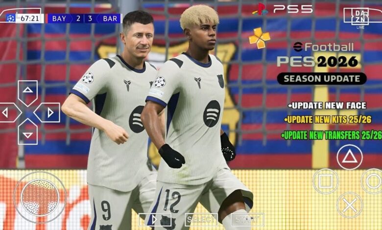 EFOOTBALL PES 2026 PPSSPP Download For Android